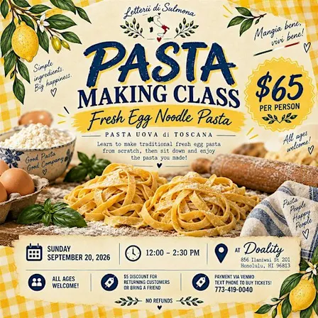 Letterii di Sulmona: Fresh Egg Noodle Pasta
