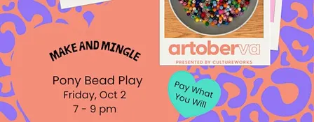 Make & Mingle 90's Retro Craft: Pony Beads | Artober PWYW Craft Series
