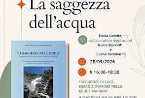 LA SAGGEZZA DELL'ACQUA