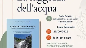 LA SAGGEZZA DELL'ACQUA