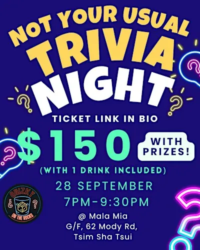 Not Your Usual Trivia Night @ Mala Mia, TST