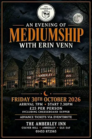 AN EVENING OF MEDIUMSHIP  WITH ERIN VENN
