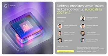 DI versle: kokias rizikas vadovai turi suvaldyti iki 2027 m.?