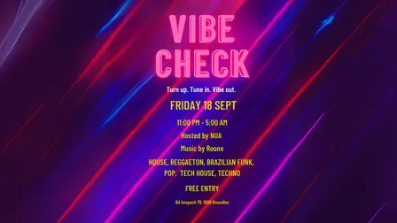 VIBE CHECK - FREE International Party