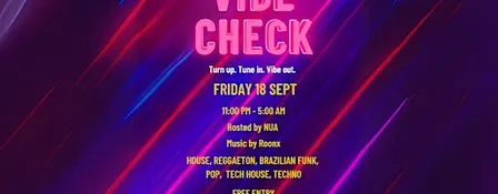 VIBE CHECK - FREE International Party