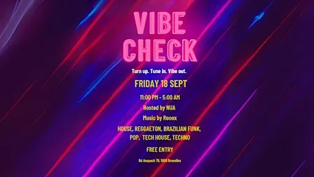 VIBE CHECK - FREE International Party