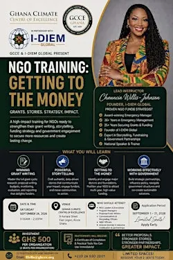NGO Training: Getting to the Money– Grants, Storytelling, Strategy & Impact