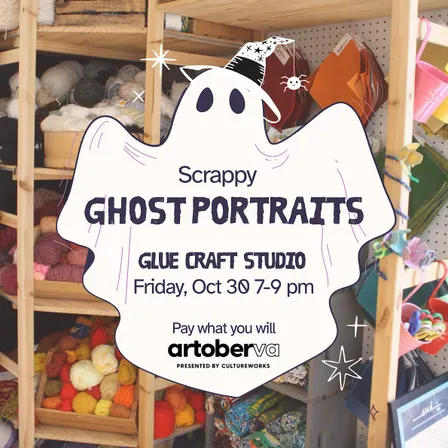 Scrappy Ghost Portraits | Artober PWYW Craft Series