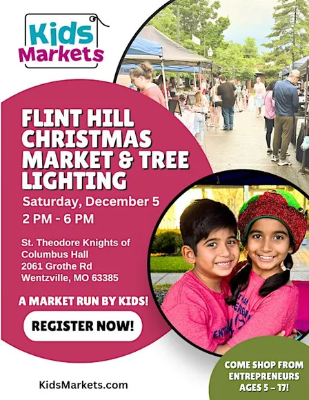 Kids Markets at the Flint Hill Christmas Market & Tree Lighting