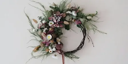 Autumnal Dried Floral Wreath Making Workshop