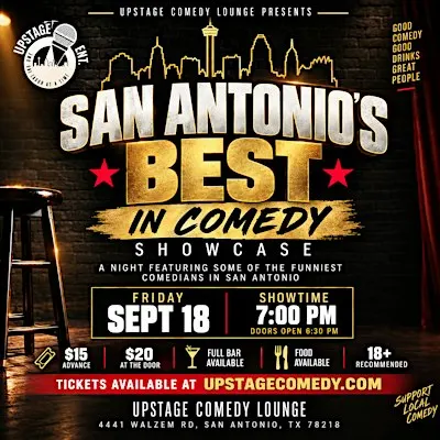 San Antonio's Best in Comedy Showcase | Stand-Up at Upstage Comedy Lounge