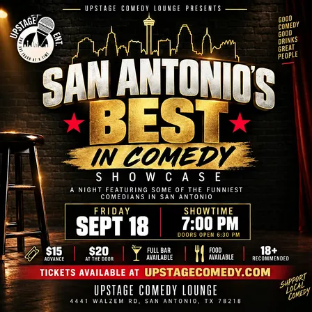 San Antonio's Best in Comedy Showcase | Stand-Up at Upstage Comedy Lounge