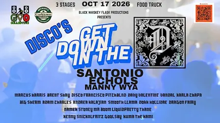 Black Whiskey Flask presents Disco's Get Down in the D with Santonio Echols