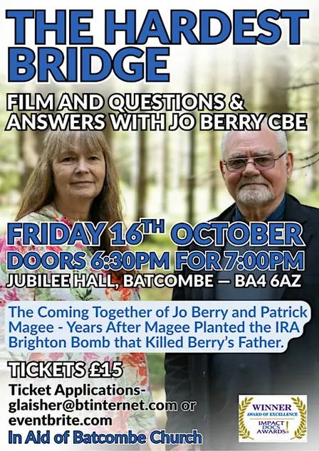 THE HARDEST BRIDGE FILM AND QUESTIONS & ANSWERS WITH JO BERRY CBE