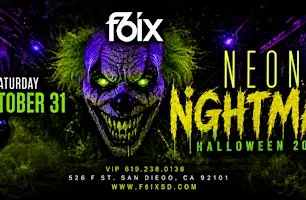 NEON NIGHTMARE HALLOWEEN 2026 AT F6IX | OCTOBER 31ST EVENT