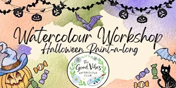 Watercolour Workshop • Halloween Paint-a-Long