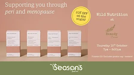 An Evening of Nourishment: Navigating Menopause with Wild Nutrition