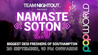 Bollywood FRESHER'S Night 2026 | Namaste Soton 2.0