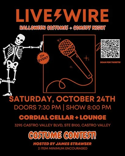 LIVE WIRE - HALLOWEEN COSTUMES + COMEDY