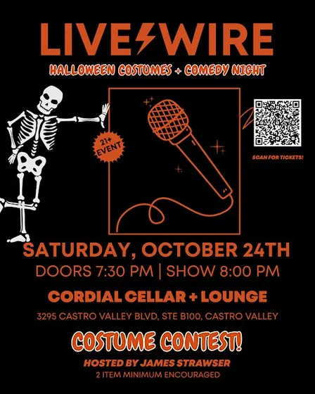 LIVE WIRE - HALLOWEEN COSTUMES + COMEDY