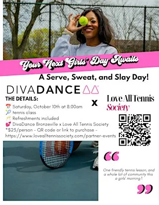 DivaDance Bronzeville x Love All Tennis Society "Serve & Slay" DivaDate