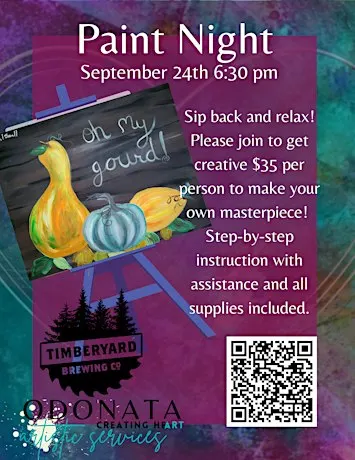 Paint Night at Timberyard