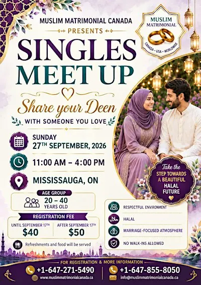 Muslim Singles 1-0-1 Meetup