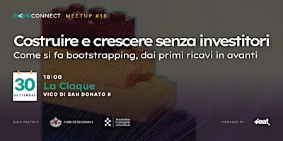 Nova Connect Meetup #16 | Costruire e crescere senza investitori