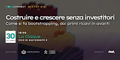 Nova Connect Meetup #16 | Costruire e crescere senza investitori