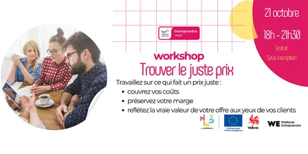 Workshop "Trouver le juste prix"