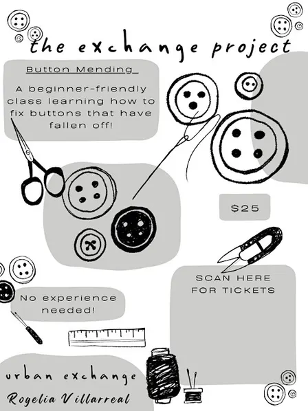 The Exchange Project - Button Repair Workshop