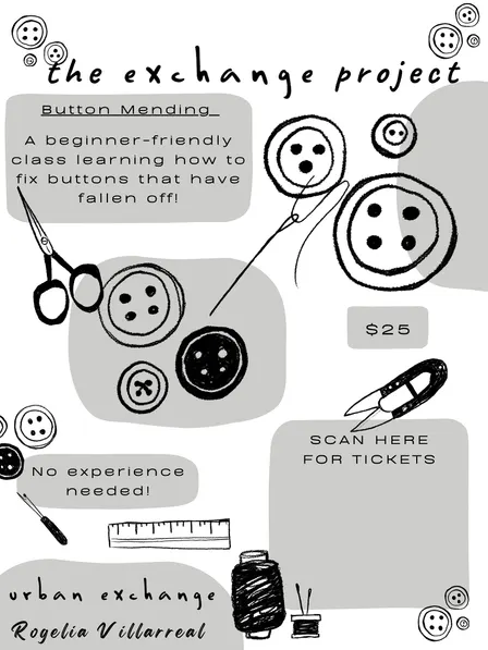 The Exchange Project - Button Repair Workshop