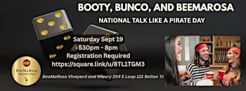 Pirates of the Vinyard - September BUNCO NIGHT