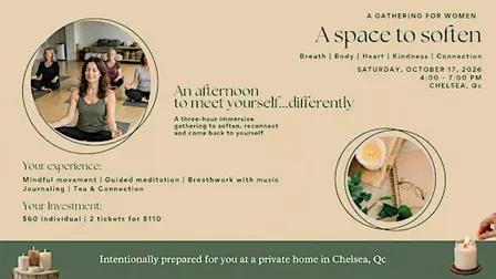 A Space to Soften: Women’s Breathwork + Mindful Movement
