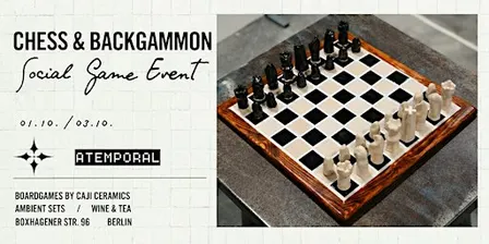 CHESS & BACKGAMMON EVENT-Social Game Night