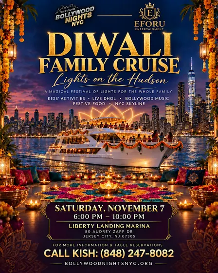 Diwali On Hudson - Family Diwali Cruise Party