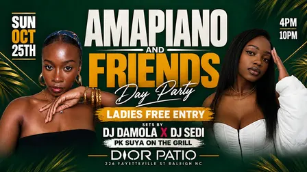 Amapiano and Friends - Day Party Vibes; PK Suya, Free Entry