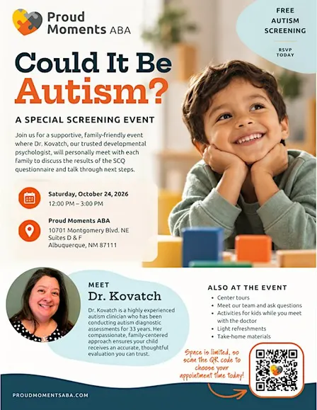 Could It Be Autism? Free Autism Screening Event