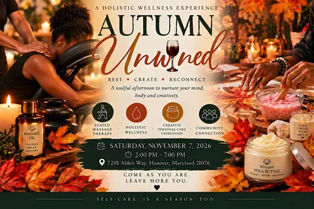 "Autumn UnWined" with The Rest Stop by Letitia & Queen's Temple Handmade