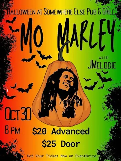 Mo Marley with JMelodie Night before Halloween