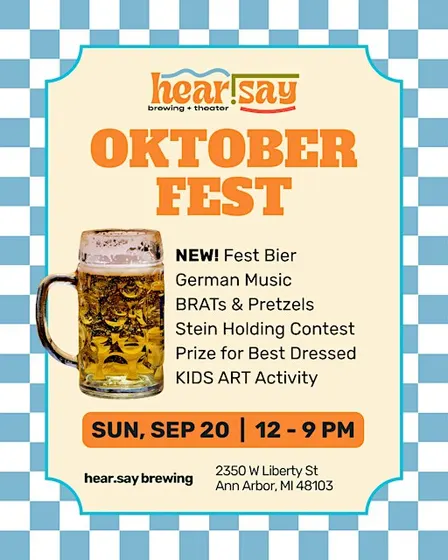 Oktoberfest at hear.say brewing!