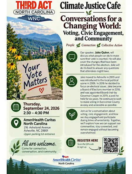 THIRD ACT WNC: Climate Justice Cafe