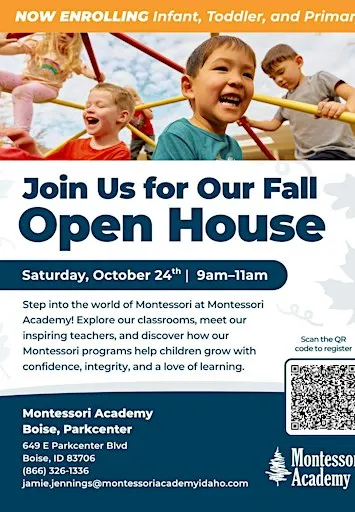 Open House - Montessori Academy Parkcenter