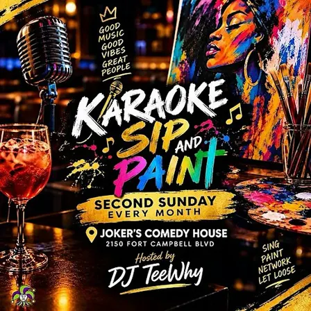 "Karaoke" Paint and Sip