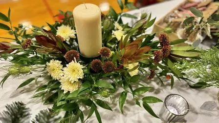 Thanksgiving Table Centerpiece: Flower Arrangement Class