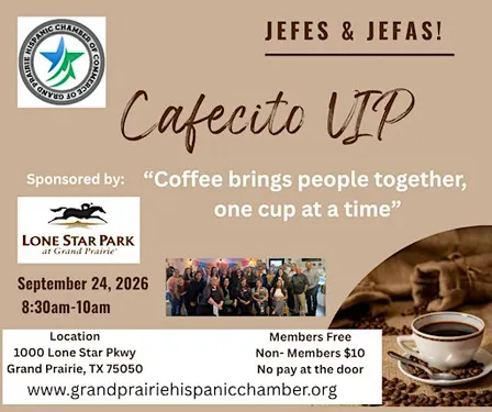 Cafecito VIP @ Lonestar Park for Jefes & Jefas!