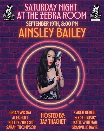 SATURDAY NIGHT AT THE ZEBRA ROOM