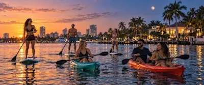 Sunset Paddle Full Moon Paddle