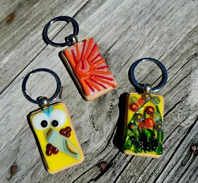 Key Chains Fused Glass Class