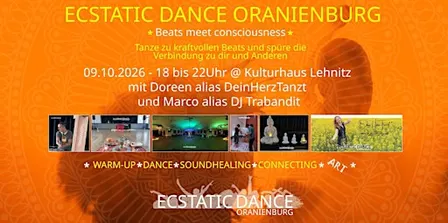 Ecstatic Dance Oranienburg -  Beats meet consciousness - Oktober 2026